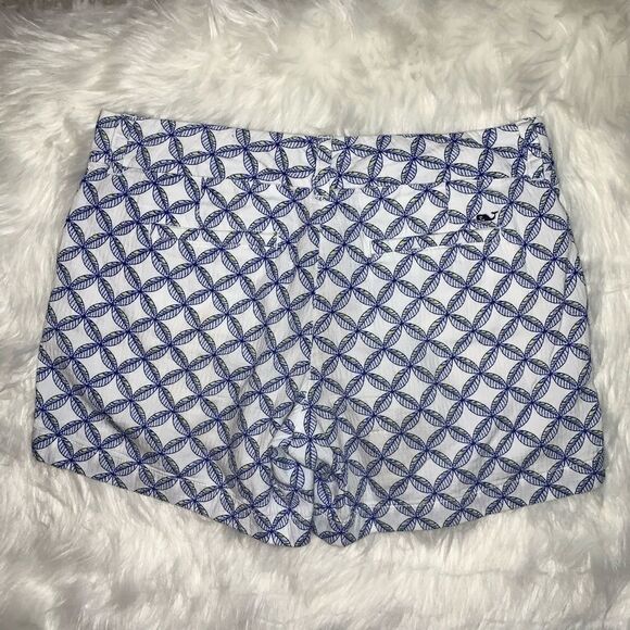 Vineyard Vines Dayboat Leaf Print Ocean Reef Short - Picture 6 of 8